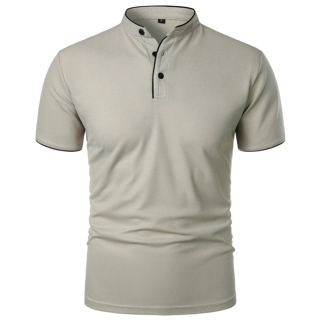 Felin | Elegantes Stehkragen-Poloshirt