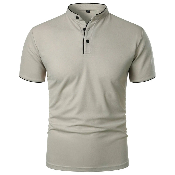 Felin | Elegantes Stehkragen-Poloshirt