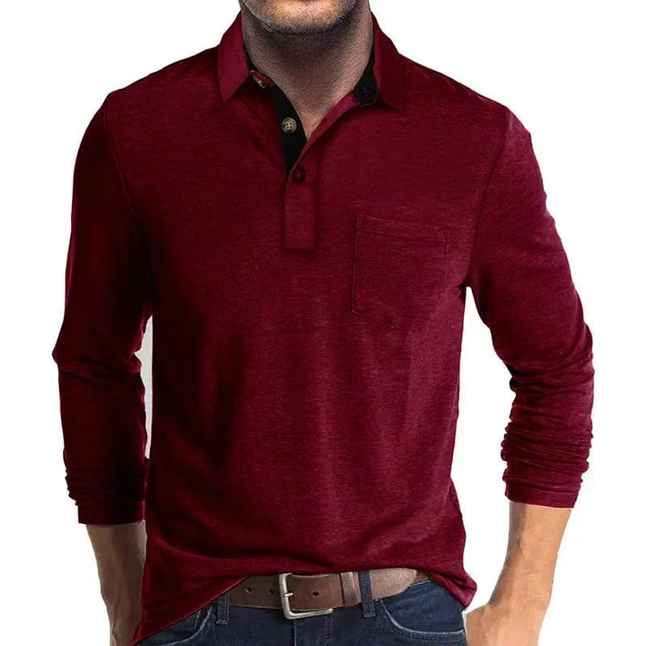 Daniel | Langarm-Poloshirt