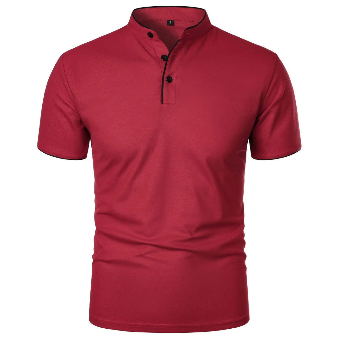 Felin | Elegantes Stehkragen-Poloshirt