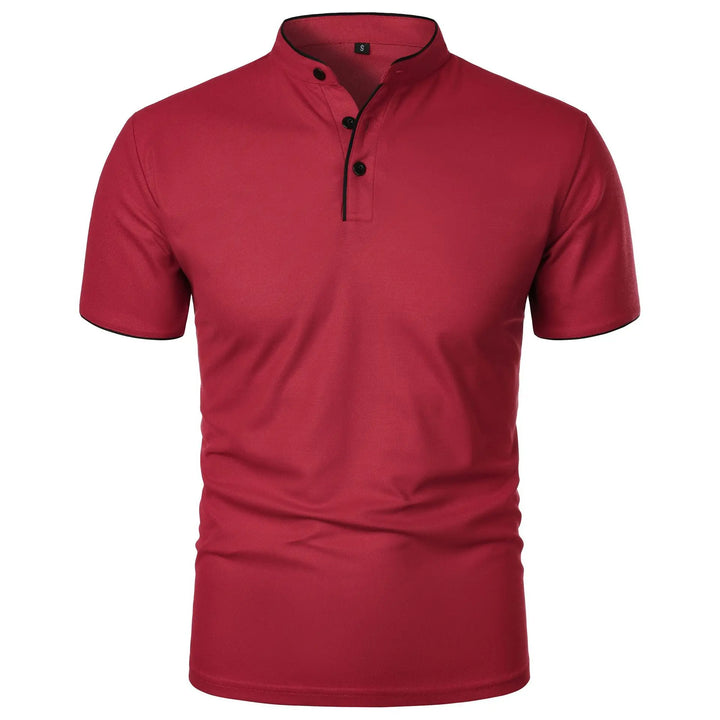 Felin | Elegantes Stehkragen-Poloshirt