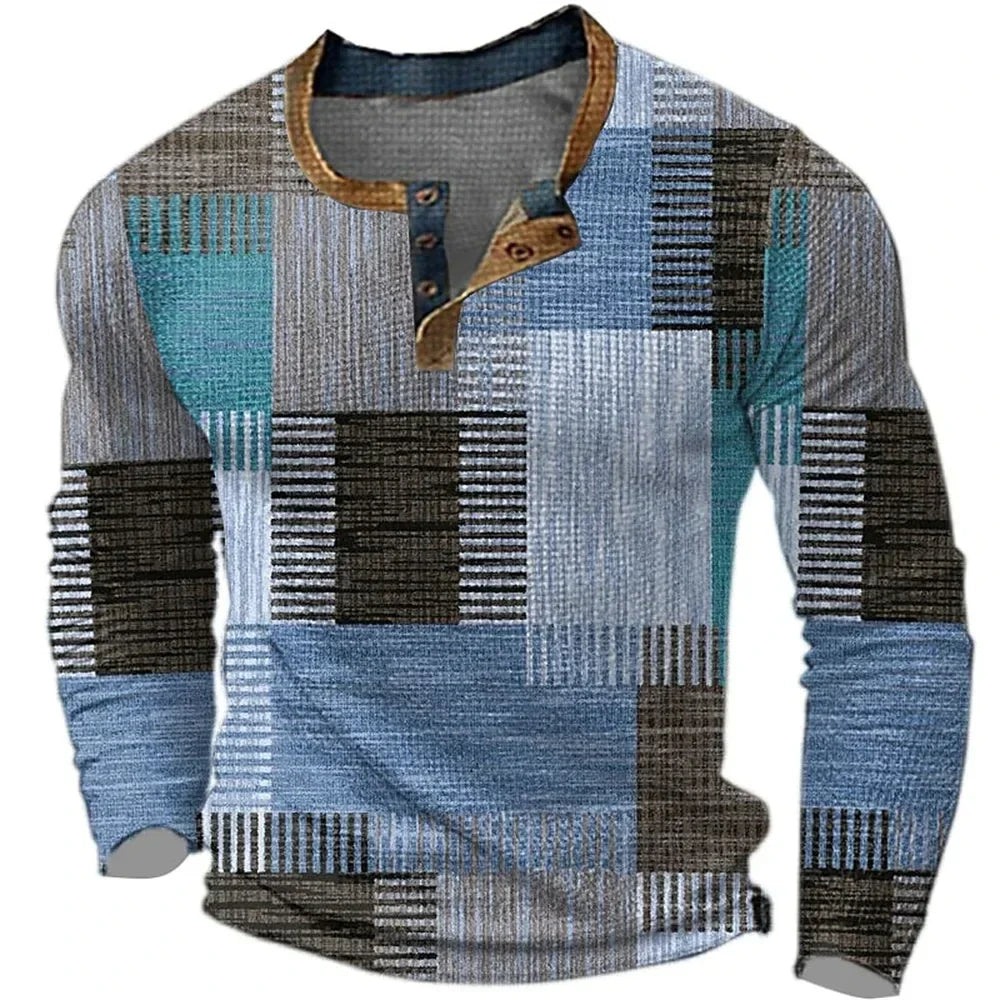 BEECK™ | Colorful Men’s Long Sleeve Shirt