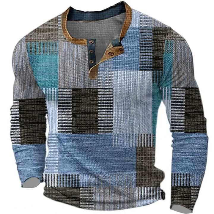 BEECK™ | Colorful Men’s Long Sleeve Shirt