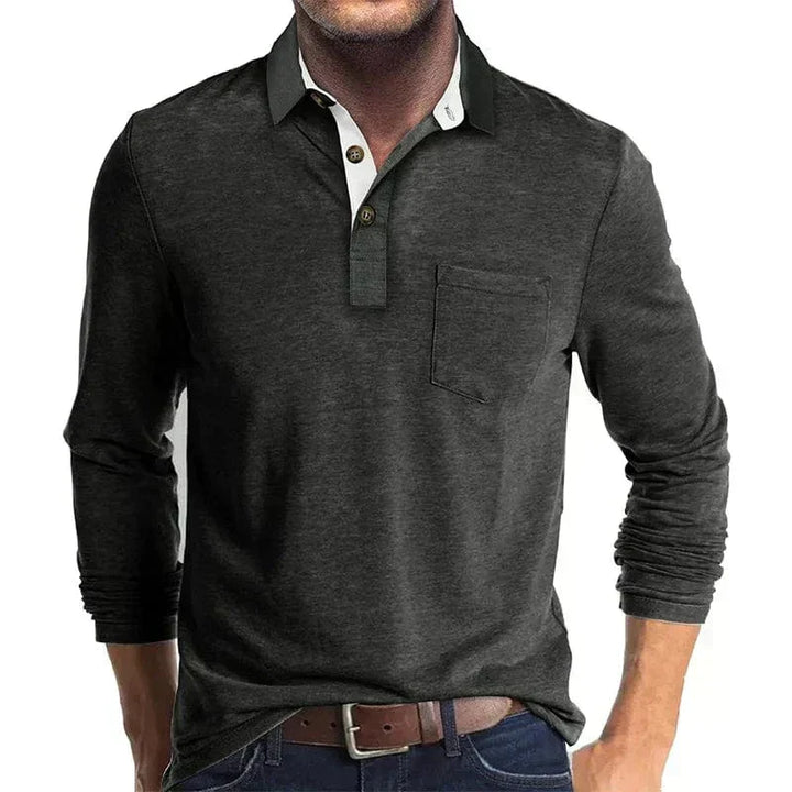 Daniel | Langarm-Poloshirt