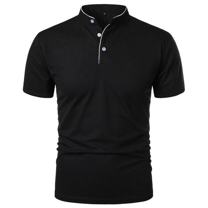 Felin | Elegantes Stehkragen-Poloshirt