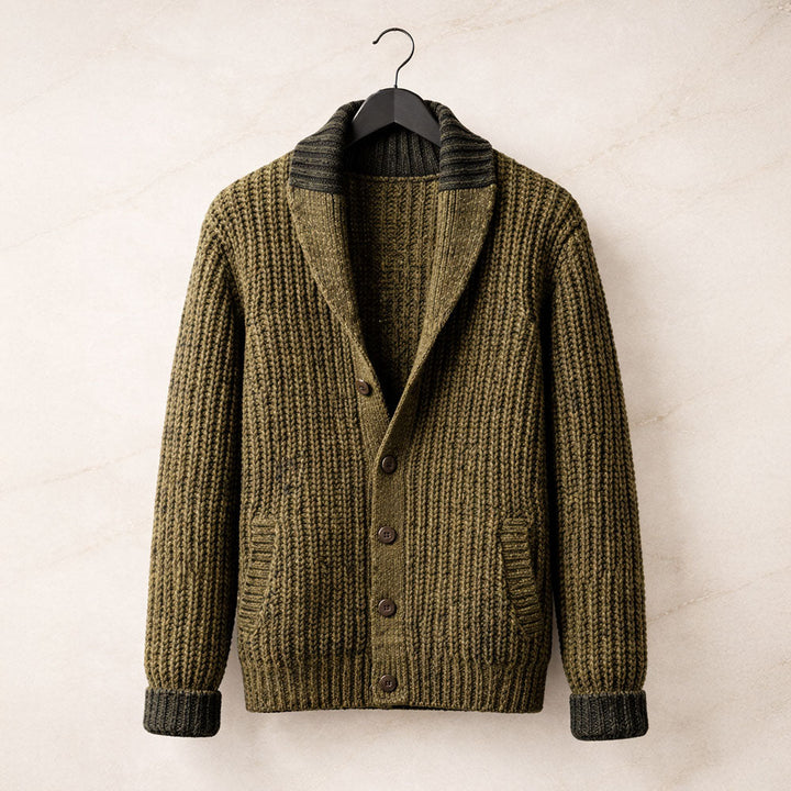 The Nordhaven Knit Collar Cardigan