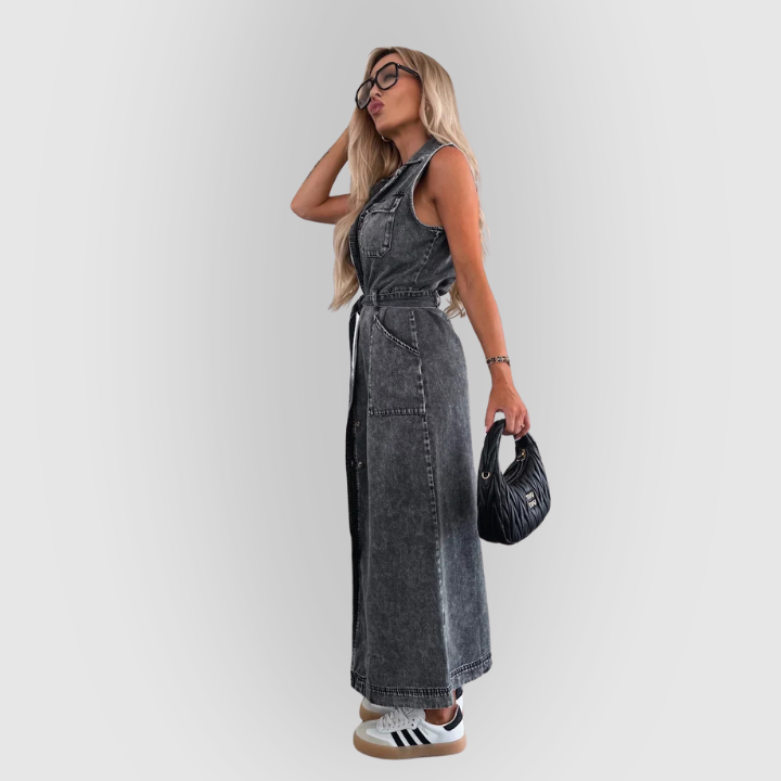 Xalviere | Maxi Denim Dress