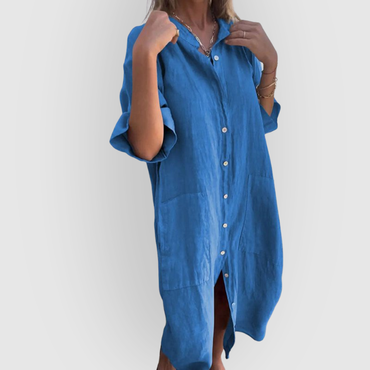 Yara | Ibiza Style Shirt Dress