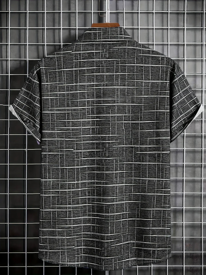 Haroyan – Stylish Shirt with Check Stripe Pattern