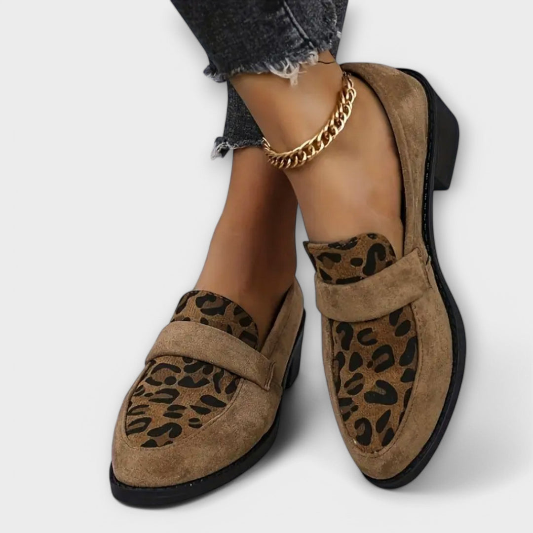 Karla – Elegant Women’s Shoes with Leopard Print