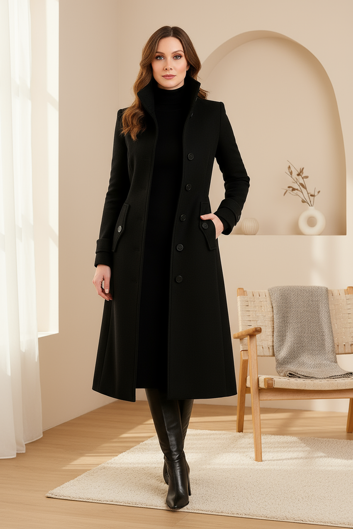 Claire High Neck Coat