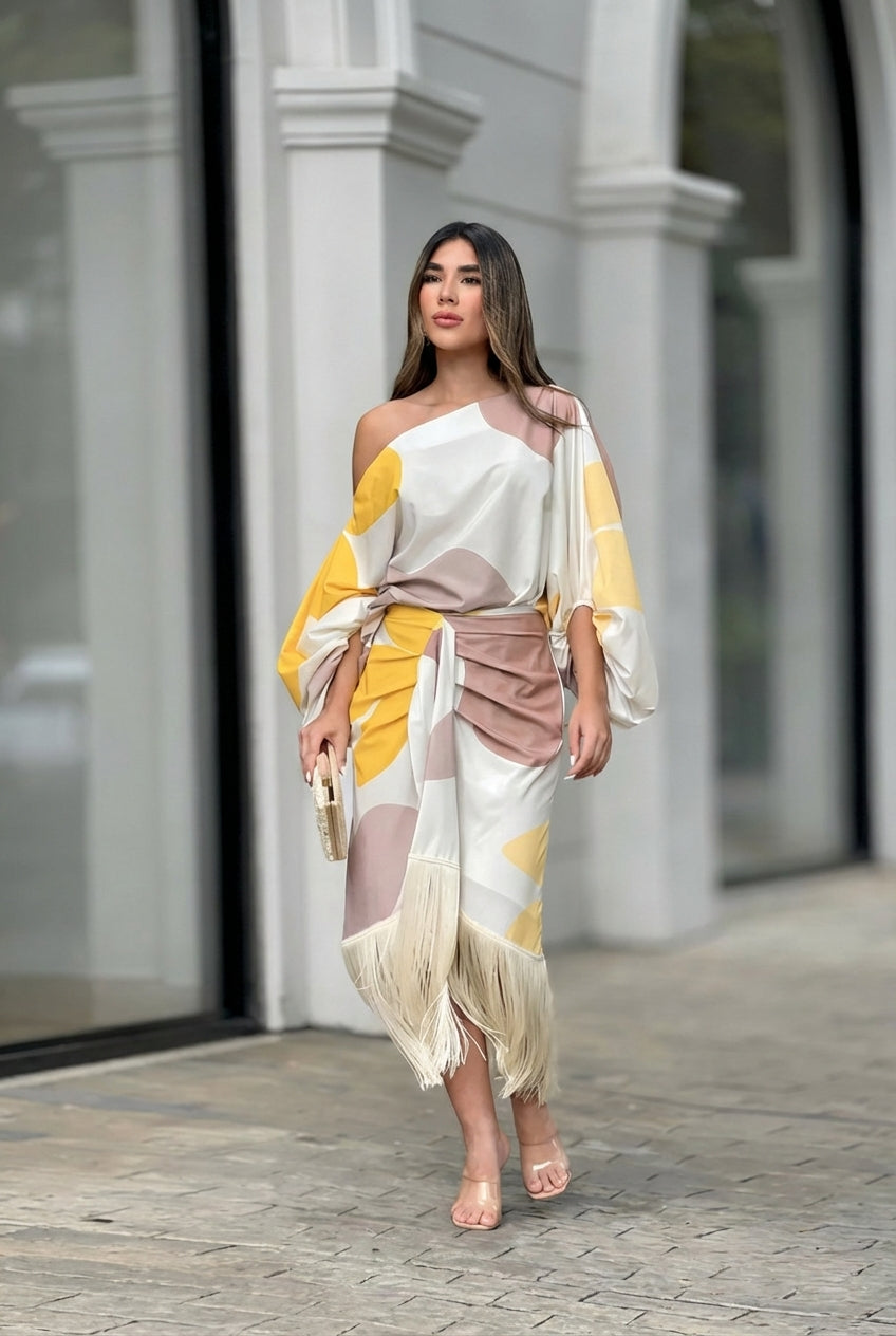 Daniela | Two-piece set with fringes