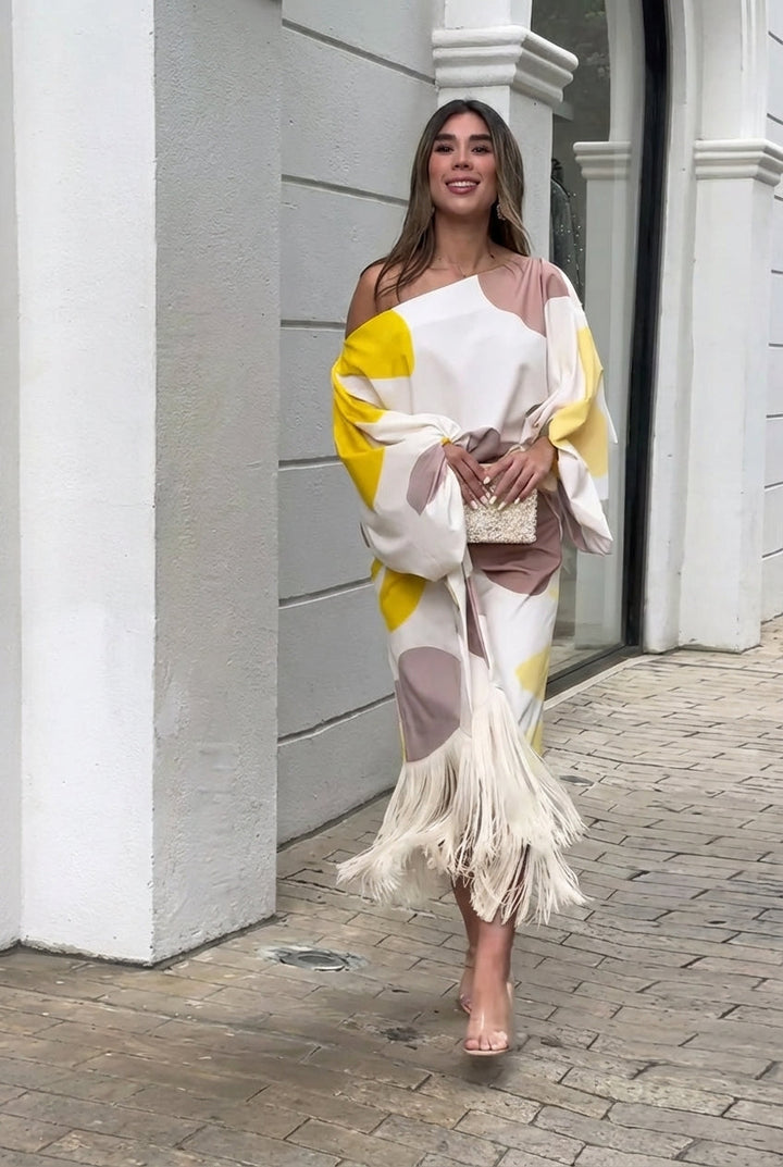 Daniela | Two-piece set with fringes