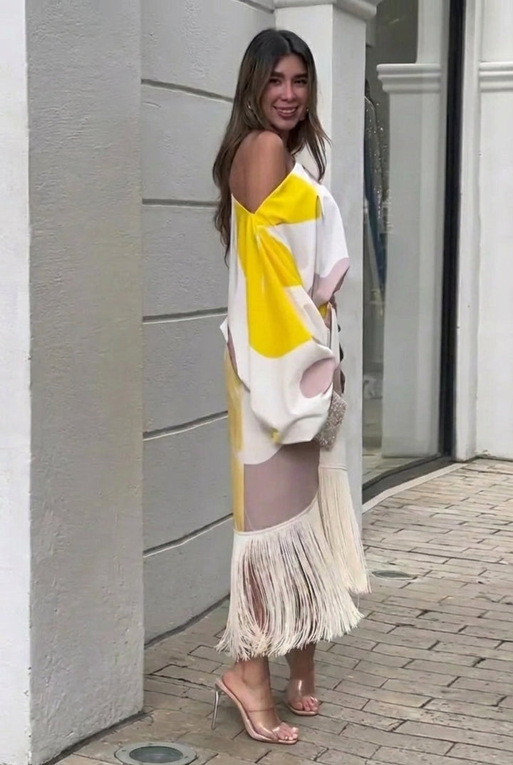 Daniela | Two-piece set with fringes