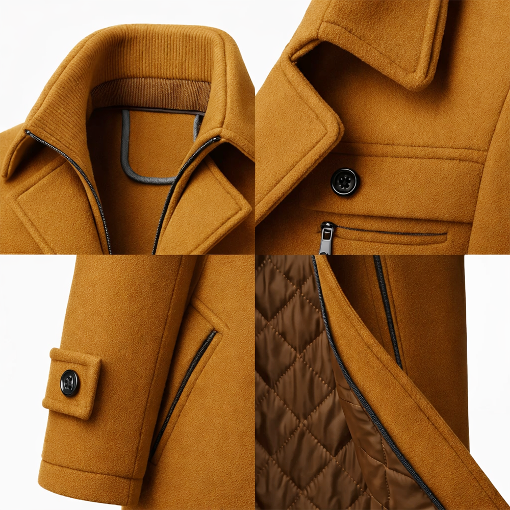 Atlas Tailored Wool Coat