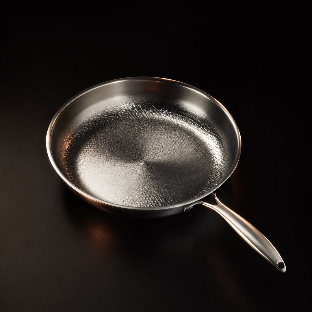 Hand-Hammered Titanium Pan