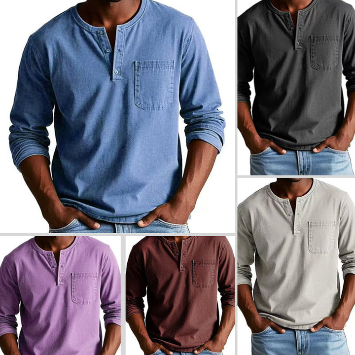 Henry | Pocket Long Sleeve Shirt