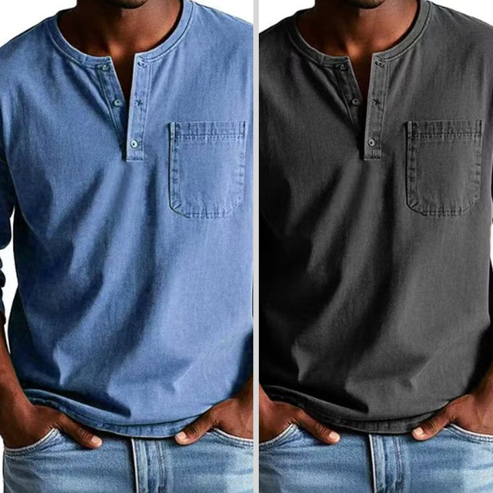 Henry | Pocket Long Sleeve Shirt