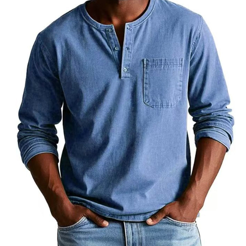 Henry | Pocket Long Sleeve Shirt