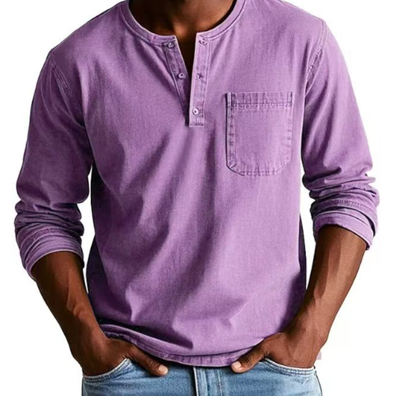 Henry | Pocket Long Sleeve Shirt