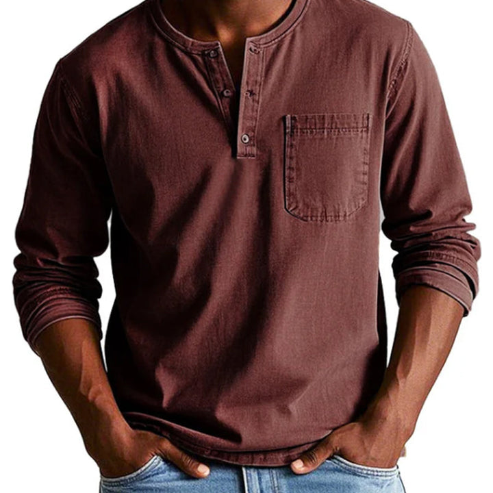 Henry | Pocket Long Sleeve Shirt