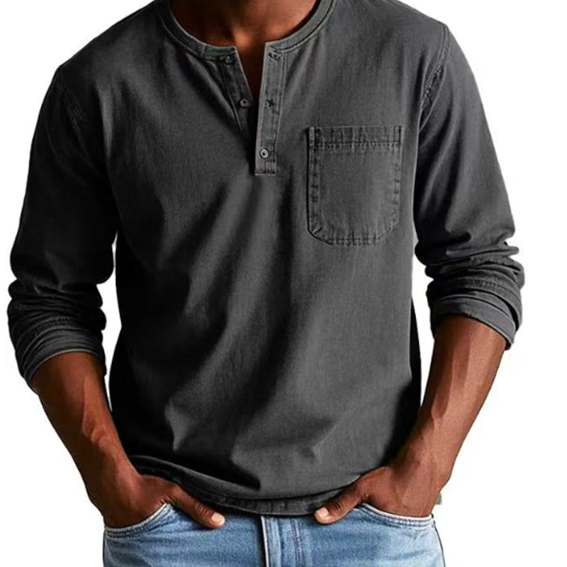 Henry | Pocket Long Sleeve Shirt